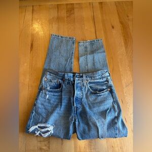 Levi’s 501 High Rise Button Up Jeans
